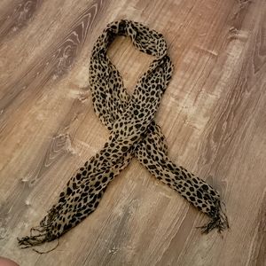 Woman's Cheetah, Leopard Print Scarf